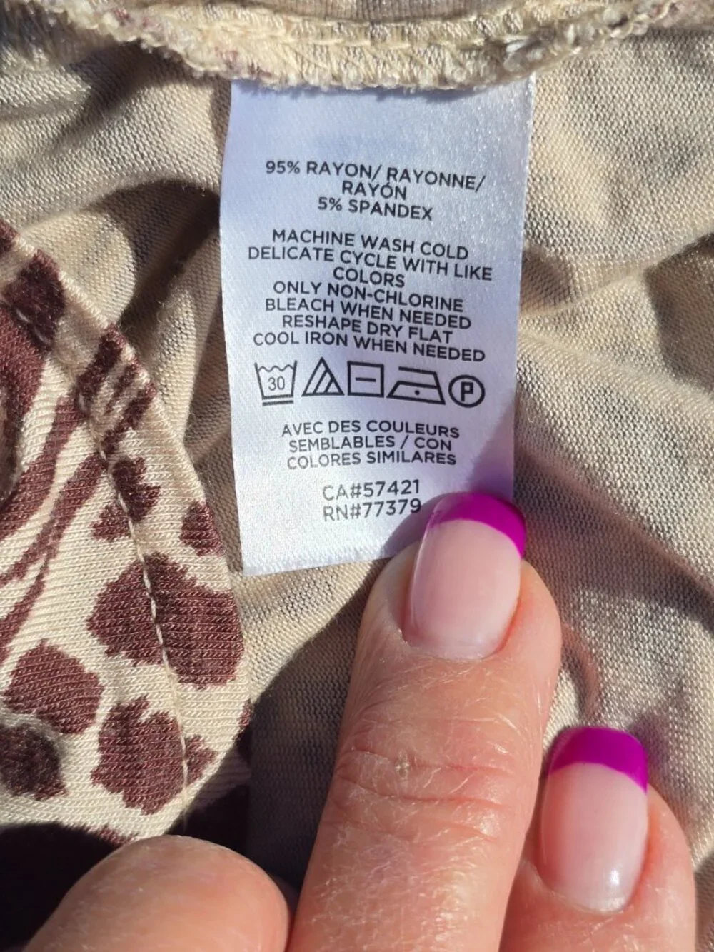 Ann Taylor Animal print robe, size L, VGUC